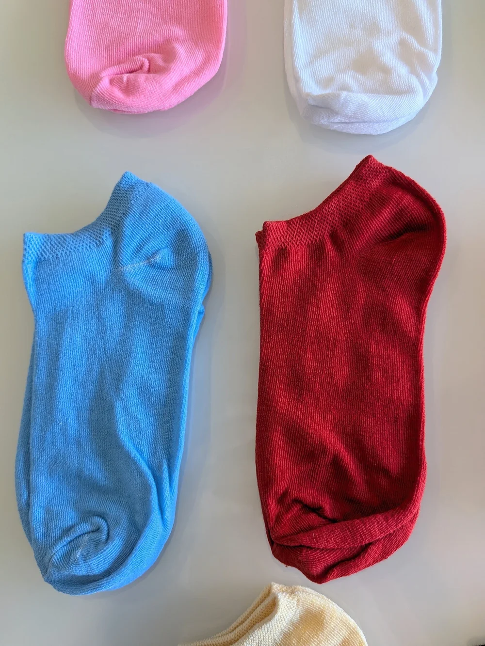 10 Pair Women’s Ankle Socks Low Cut Athletic Multicolored Cotton Breathable
